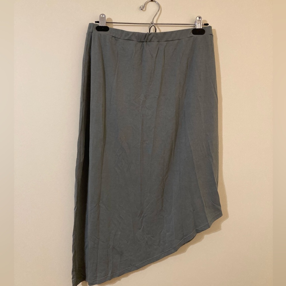 Sage/ Teal Asymmetrical Skirt